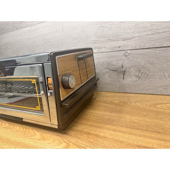 Vintage 1970s Proctor-Silex Chrome Toaster Oven 0504NA Compact USA Tested - Picture 5 of 16
